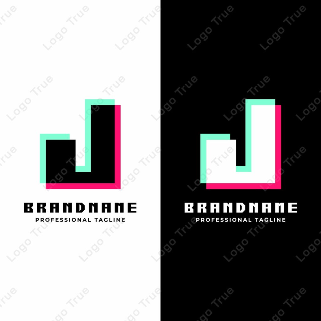 Letter J Glitch Logo, Great for Futuristic and Innovative Projects Prayoga Cahya