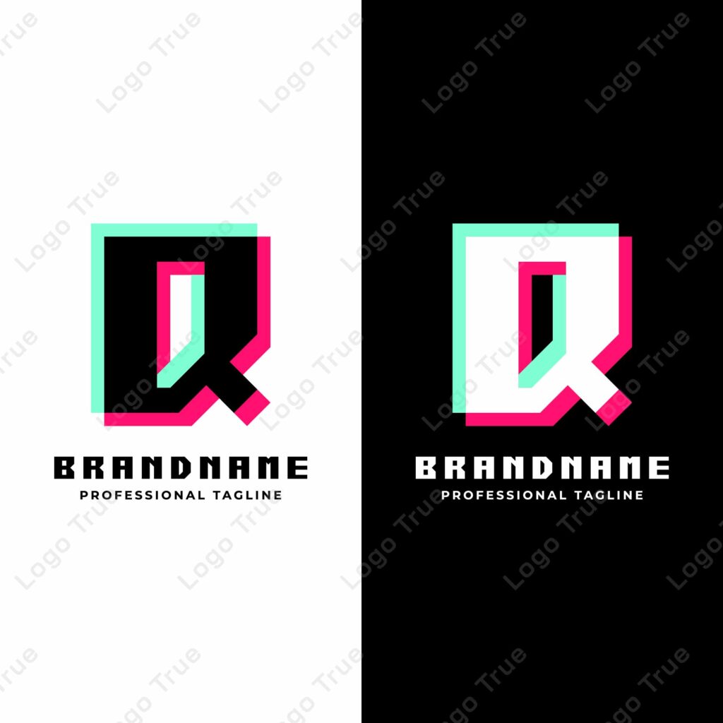 Letter Q Glitch Logo, Great for Futuristic and Innovative Projects Prayoga Cahya