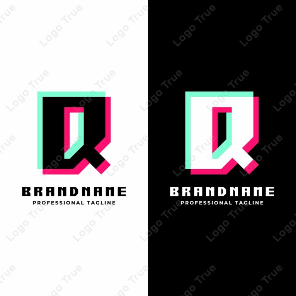 Letter Q Glitch Logo, Great for Futuristic and Innovative Projects Prayoga Cahya