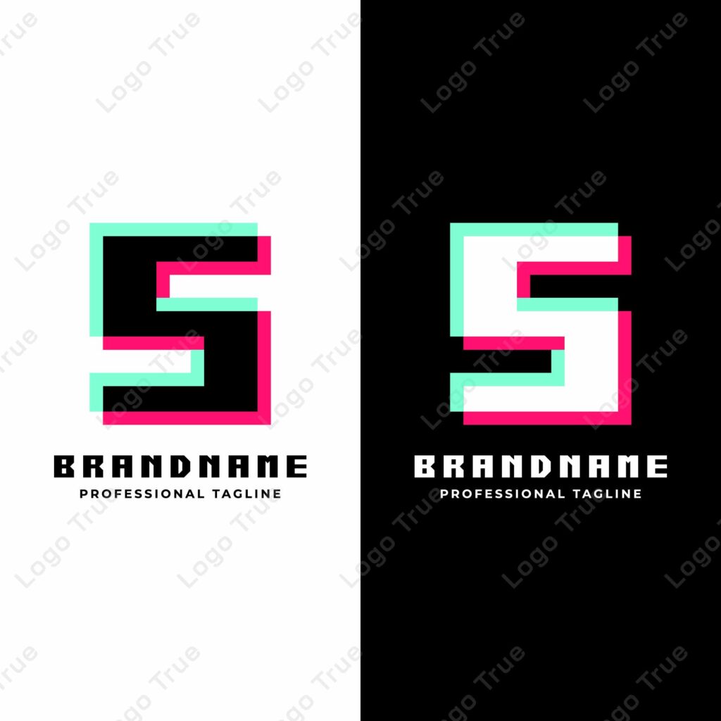 Letter S Glitch Logo, Great for Futuristic and Innovative Projects Prayoga Cahya