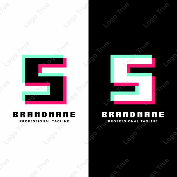 Letter S Glitch Logo, Great for Futuristic and Innovative Projects Prayoga Cahya