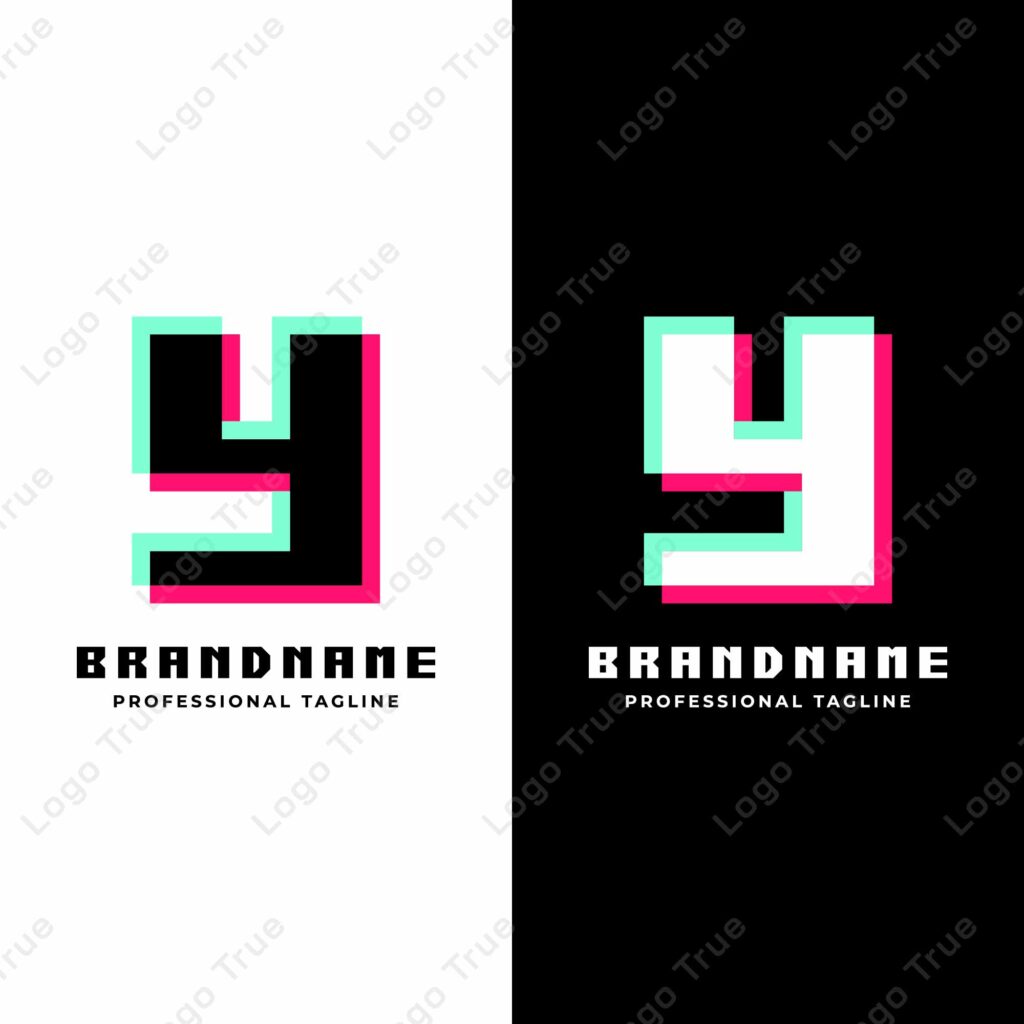 Letter Y Glitch Logo, Great for Futuristic and Innovative Projects Prayoga Cahya