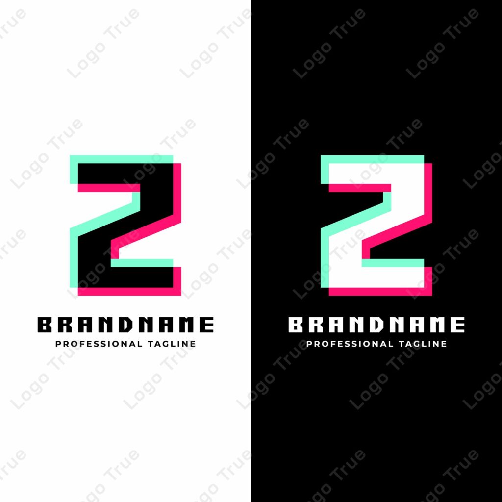 Letter Z Glitch Logo, Great for Futuristic and Innovative Projects Prayoga Cahya