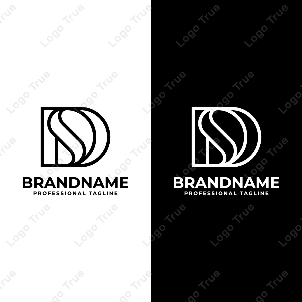 Letters DS Monogram Logo Prayoga Cahya