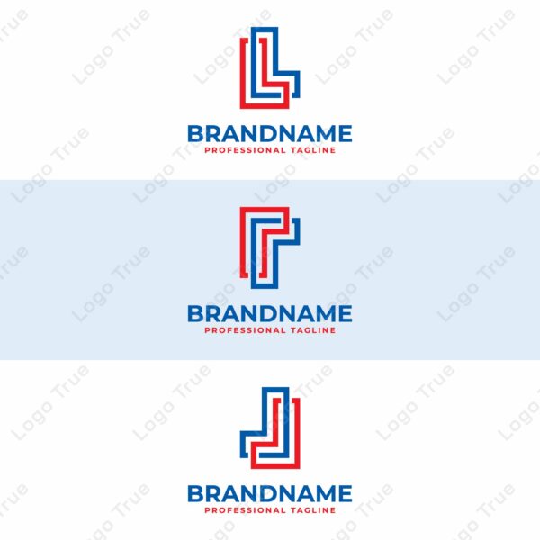 Letters JJ LL RR Monogram Logo Set, suitable for any business with JJ LL or RR initials Prayoga Cahya