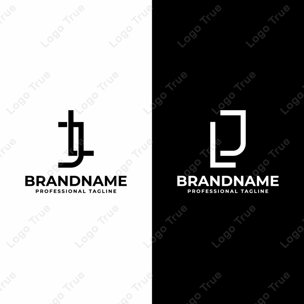 Letters JL and LJ Monogram Logo, suitable for any business with JL or LJ initials Prayoga Cahya