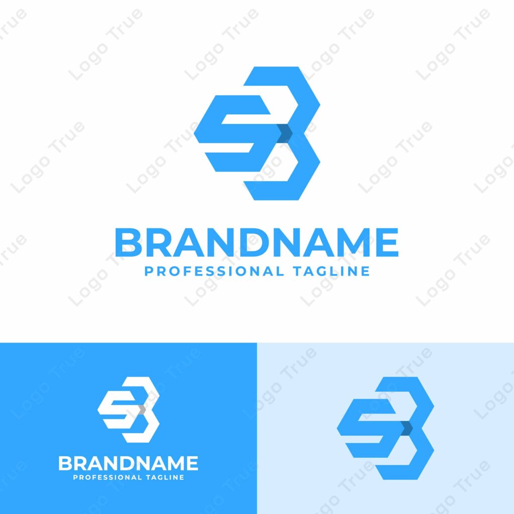 Letters SB Hexagon Logo, suitable for any business with BS or SB initials Prayoga Cahya