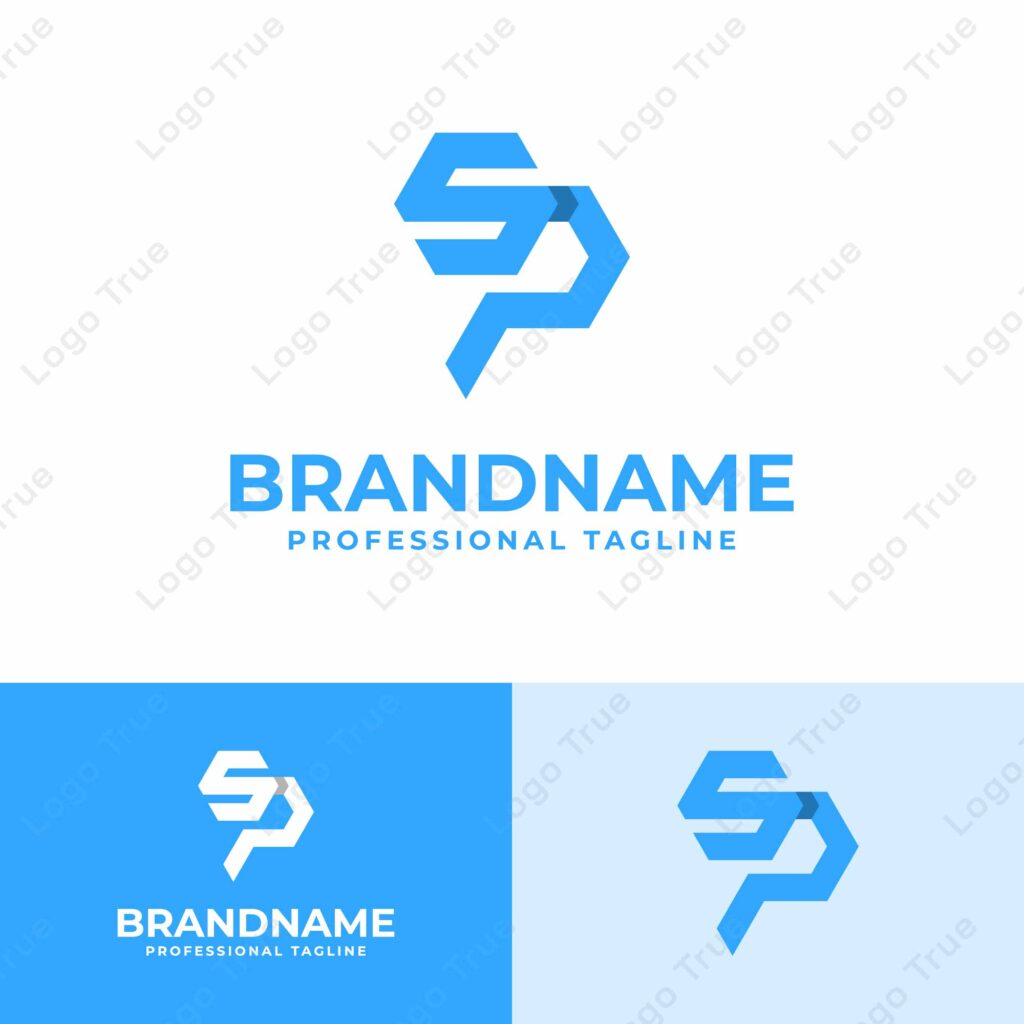 Letters SP Hexagon Logo, suitable for any business with PS or SP initials Prayoga Cahya