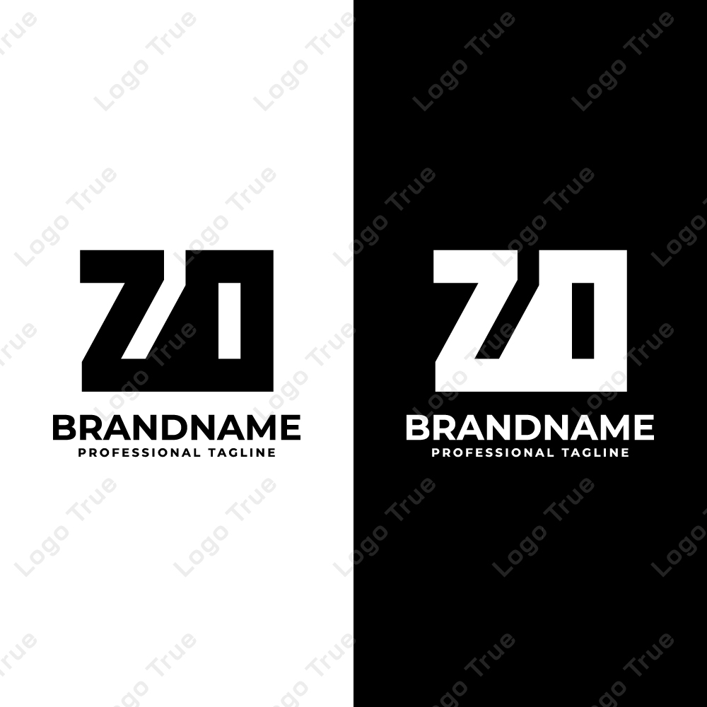 Letters ZO Monogram Logo Prayoga Cahya