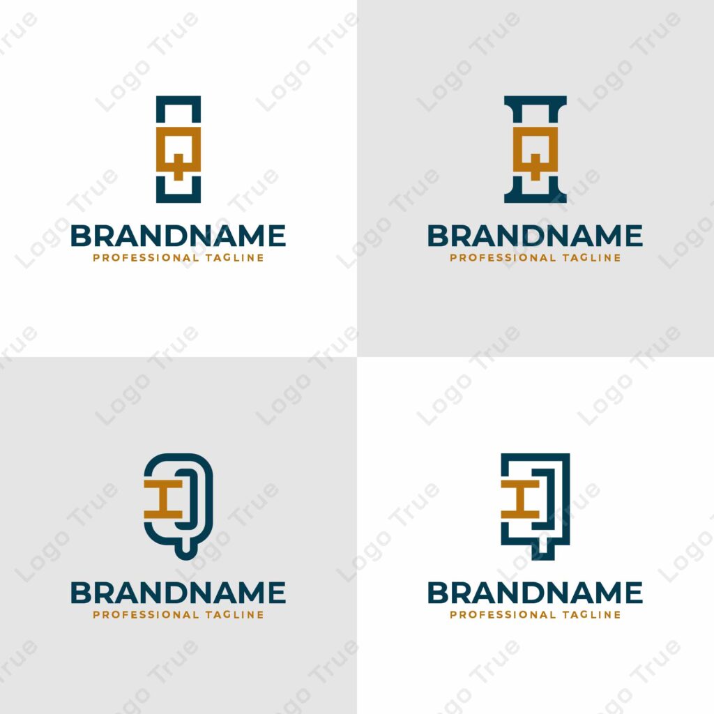 Elegant Letters IQ and QI Monogram Logo, suitable for business with IQ or QI initials Prayoga Cahya