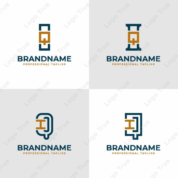 Elegant Letters IQ and QI Monogram Logo, suitable for business with IQ or QI initials Prayoga Cahya