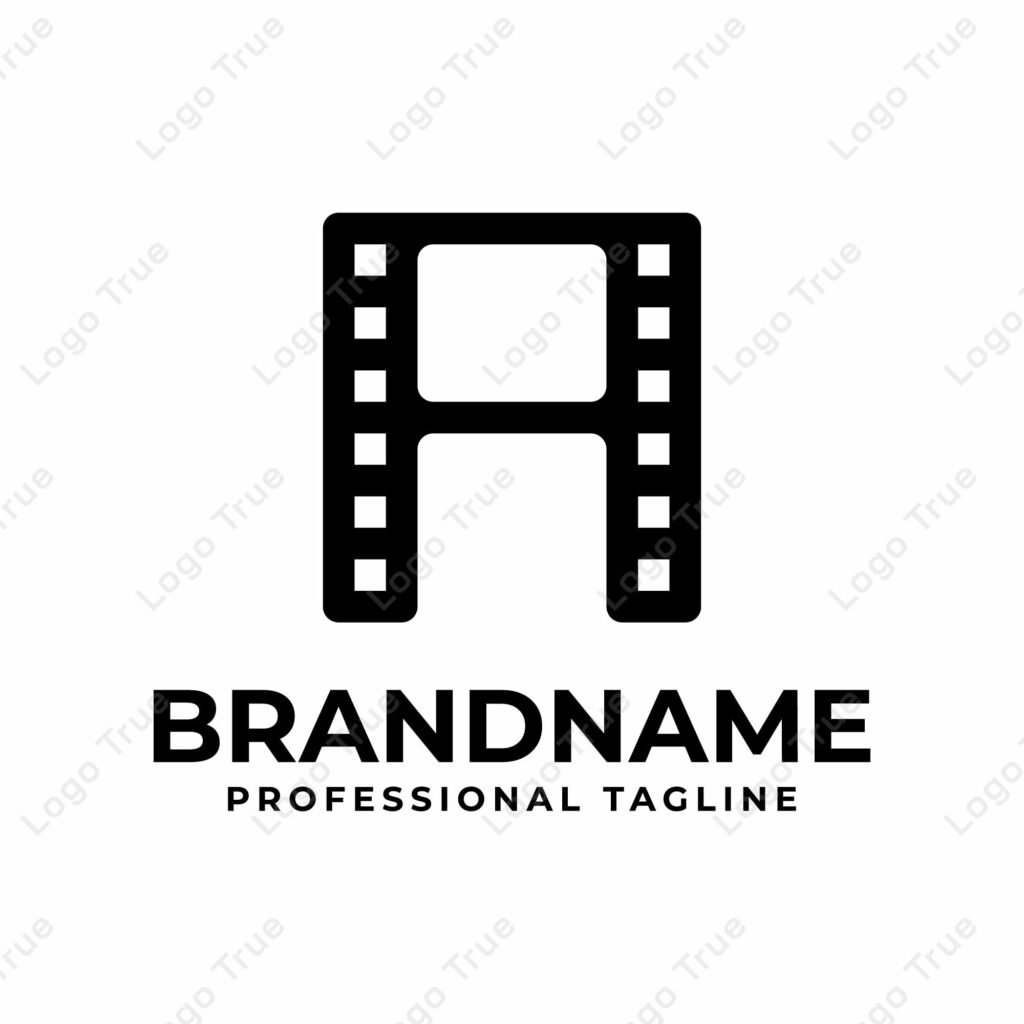 Letter A Film Logo, Perfect for Movie or Cinema Production Studios Prayoga Cahya