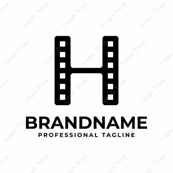 Letter H Film Logo, Perfect for Movie or Cinema Production Studios Prayoga Cahya