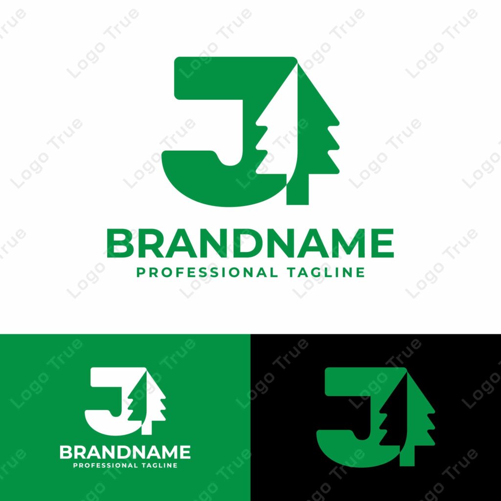 Letter J Tree Logo, for any Environmental Brands with J initial Prayoga Cahya
