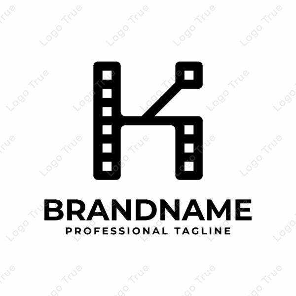 Letter K Film Logo, Perfect for Movie or Cinema Production Studios Prayoga Cahya