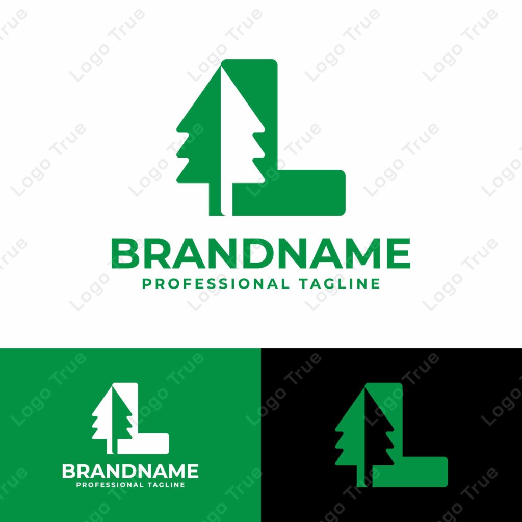 Letter L Tree Logo, for any Environmental Brands with L initial Prayoga Cahya