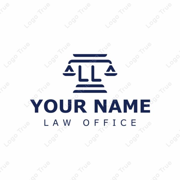 Letters LL Legal Logo, for lawyer, legal, or justice with LL initials Prayoga Cahya