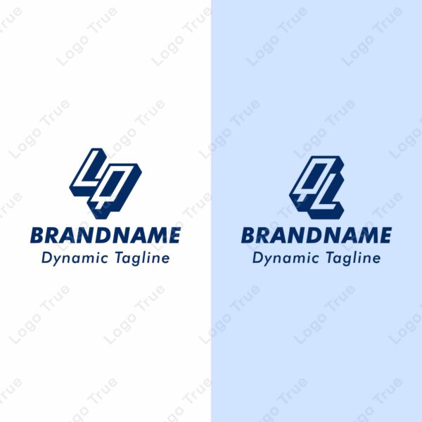 Letter LQ and QL 3D Monogram Logo, Suitable for business with QL or LQ initials Prayoga Cahya