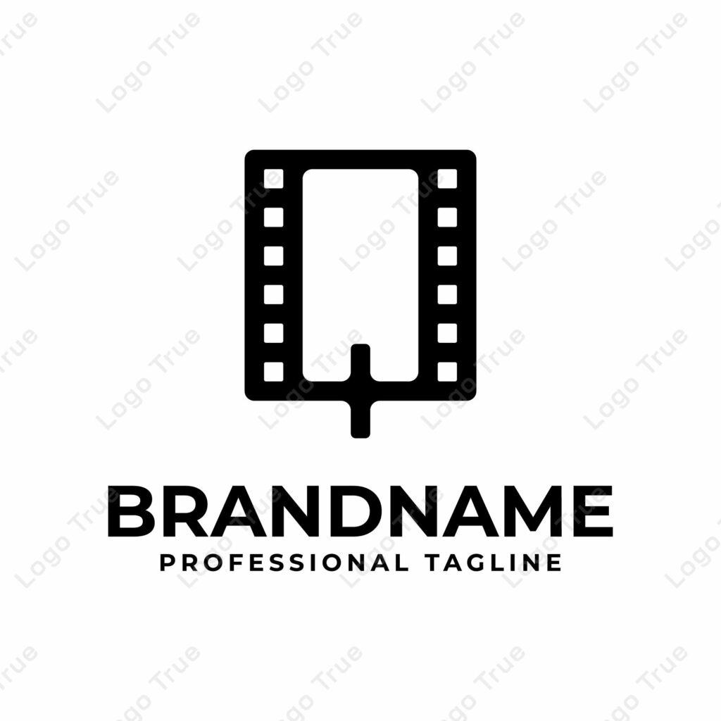 Letter Q Film Logo, Perfect for Movie or Cinema Production Studios Prayoga Cahya