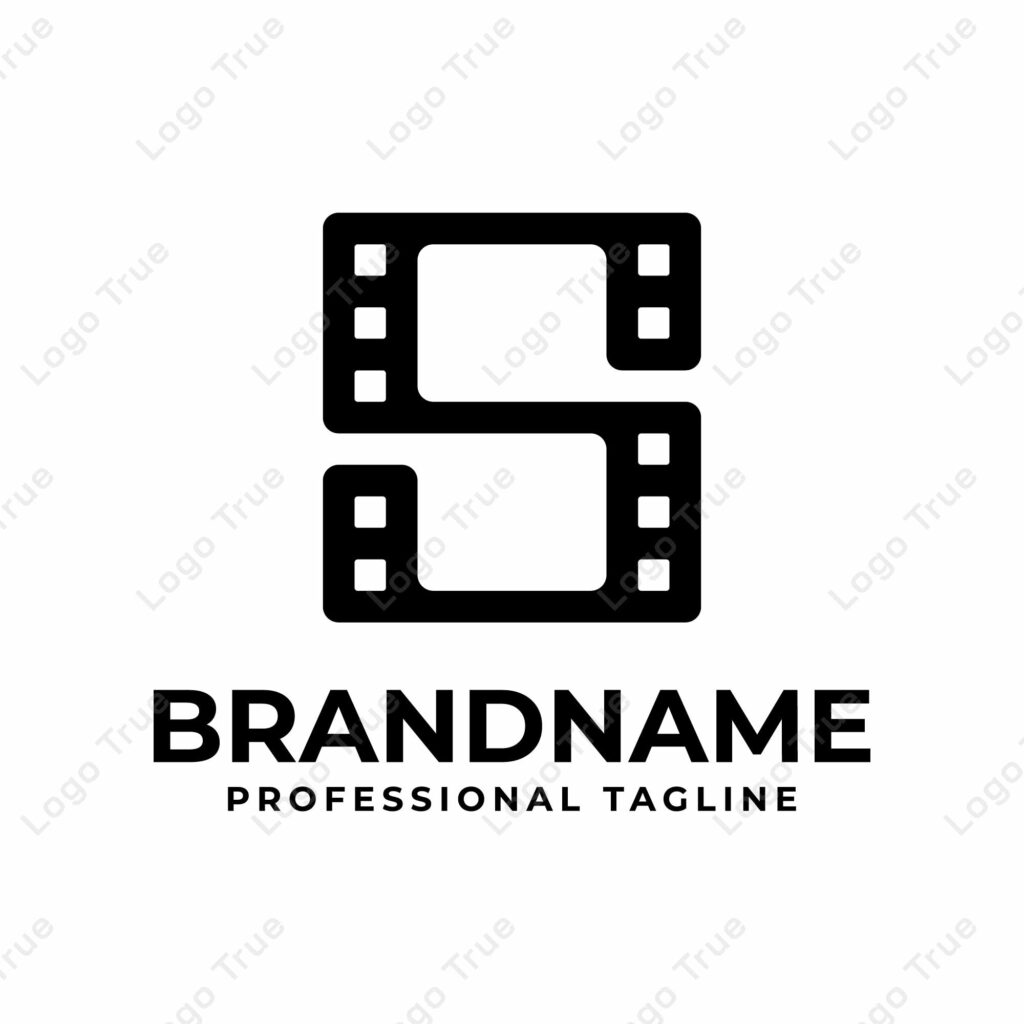 Letter S Film Logo, Perfect for Movie or Cinema Production Studios Prayoga Cahya