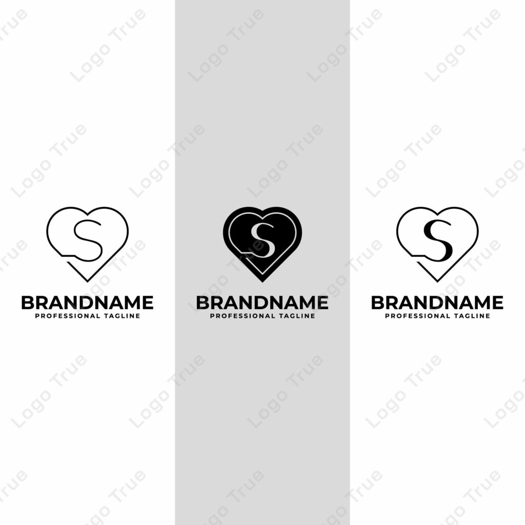 Letter S Love Logo Set, suitable for any business with S initial related to love Prayoga Cahya