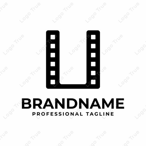 Letter U Film Logo, Perfect for Movie or Cinema Production Studios Prayoga Cahya