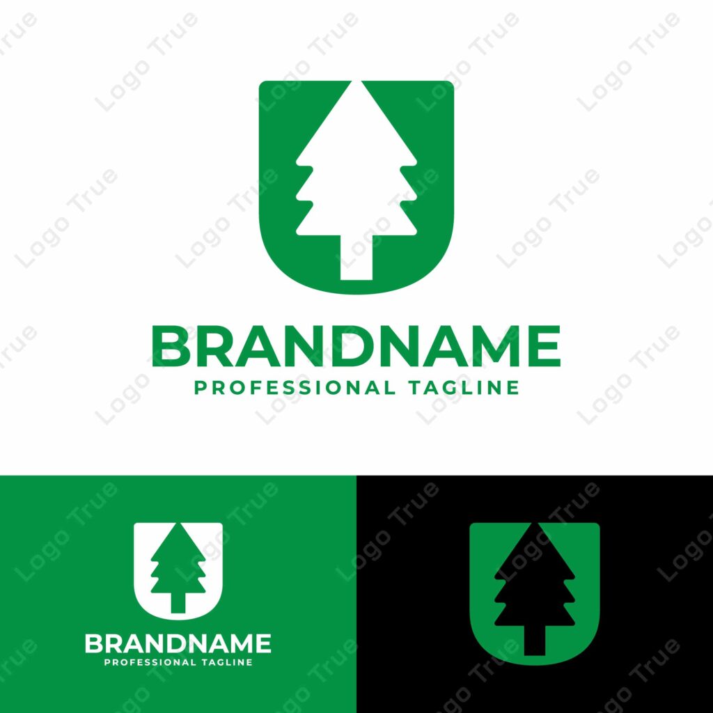 Letter U Tree Logo, for any Environmental Brands with U initial Prayoga Cahya