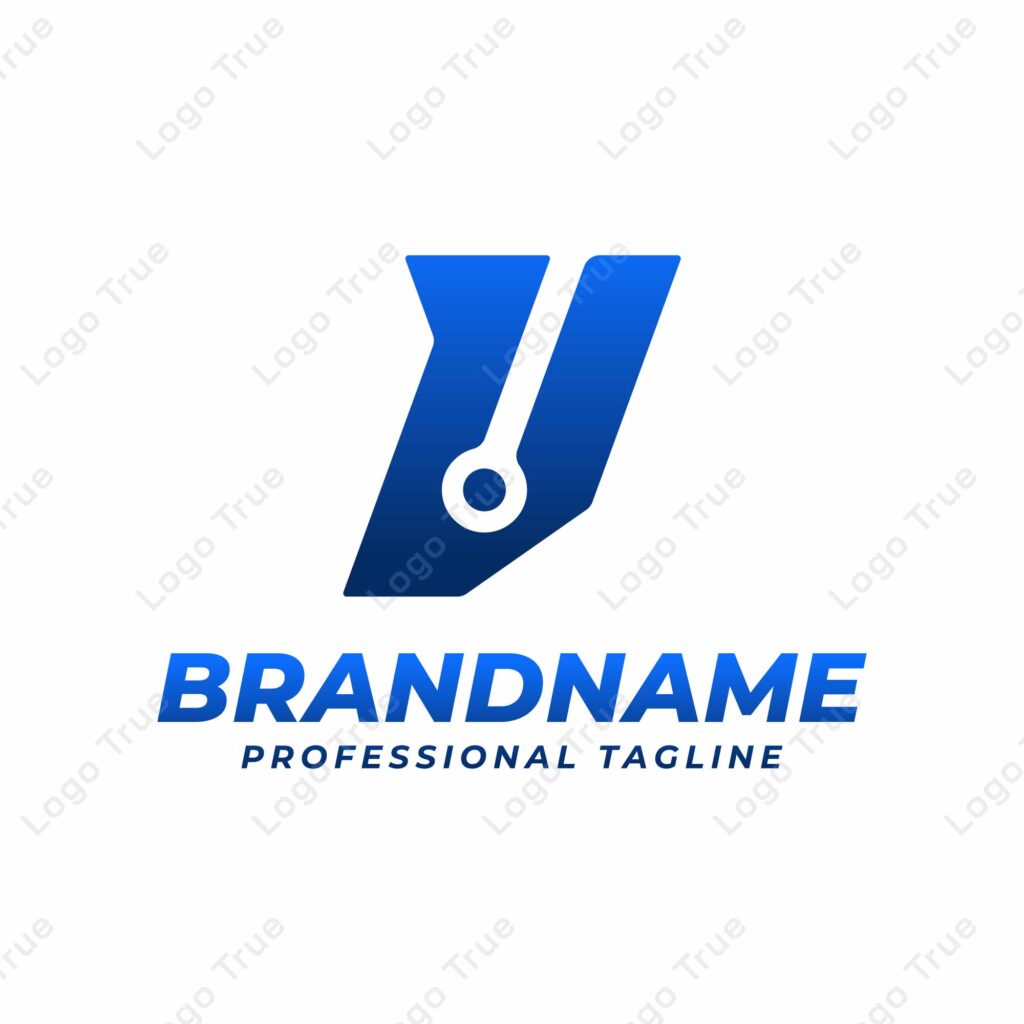 Letter V Technology Logo, suitable for any business with V initials Prayoga Cahya