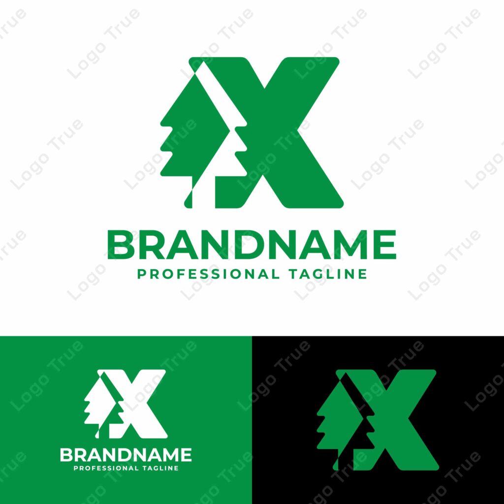 Letter X Tree Logo, for any Environmental Brands with X initial Prayoga Cahya