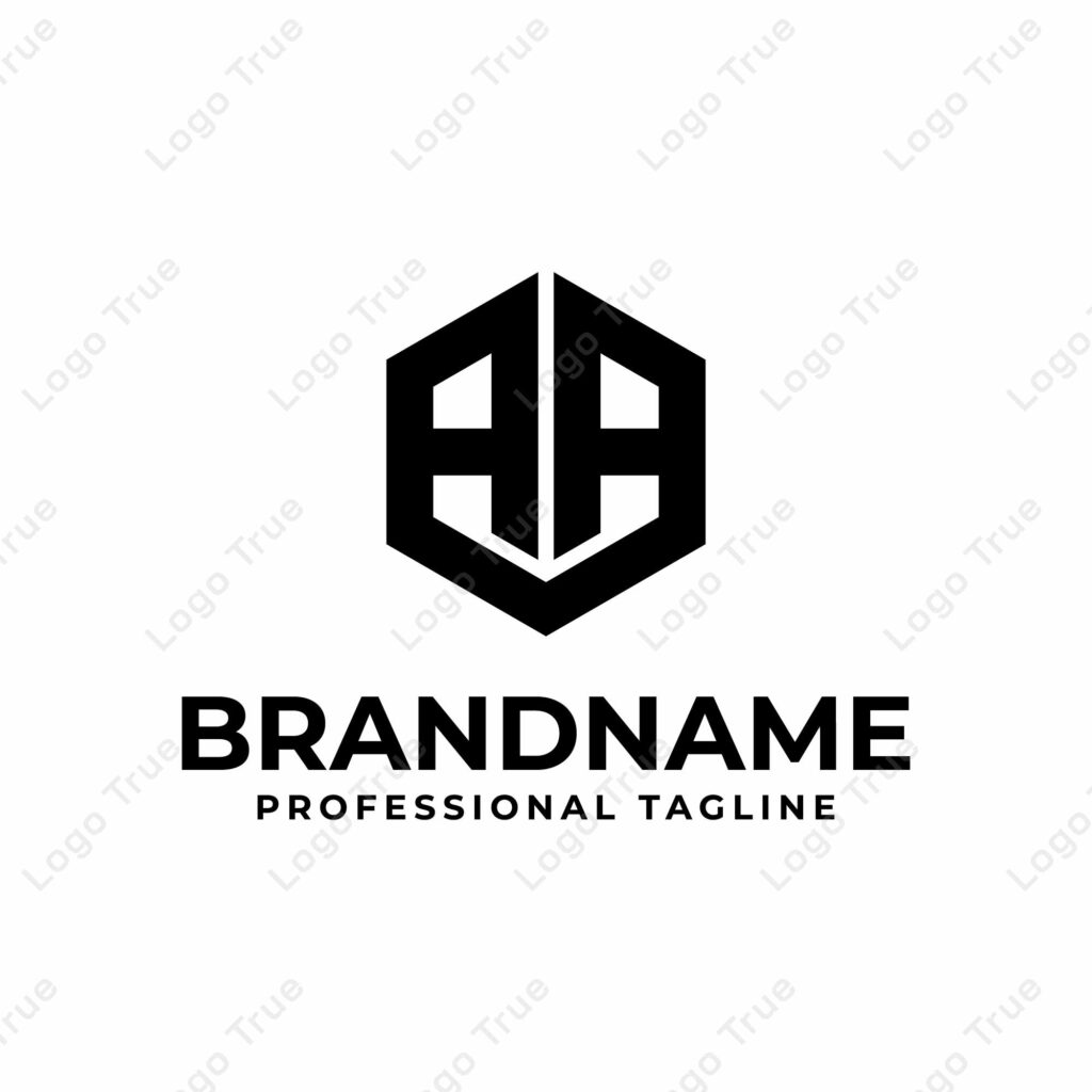 Letters AA Hexagon Logo, suitable for any business with AA initials Prayoga Cahya