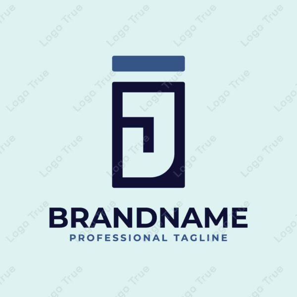 Letters IJ Monogram Logo, suitable for any business with JI or IJ initials Prayoga Cahya