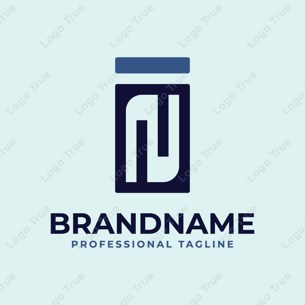 Letters IN Monogram Logo, suitable for any business with NI or IN initials Prayoga Cahya