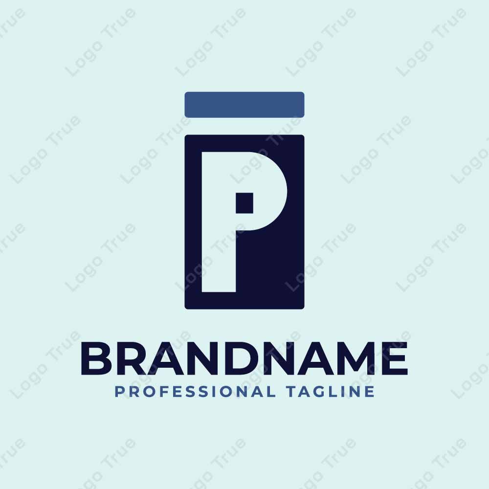 Letters IP Monogram Logo, suitable for any business with PI or IP initials Prayoga Cahya