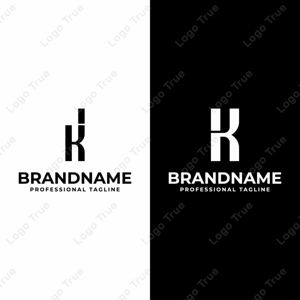 Letters KI and IK Monogram Logo, suitable for any business with IK or KI initials Prayoga Cahya
