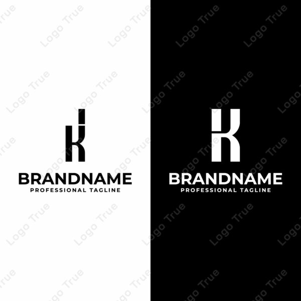 Letters KI and IK Monogram Logo, suitable for any business with IK or KI initials Prayoga Cahya