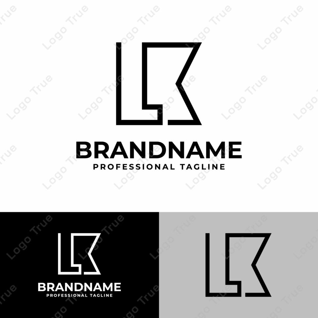 Letters LK and KL Monogram Logo, made in monoline for LK or KL initials Prayoga Cahya