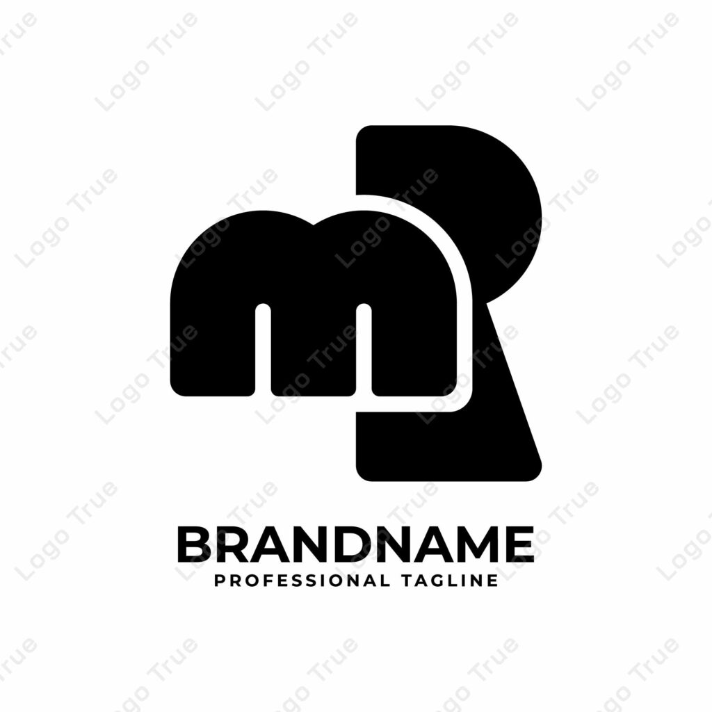 Letters MR Monogram Logo, suitable for any business with MR or RM initials Prayoga Cahya