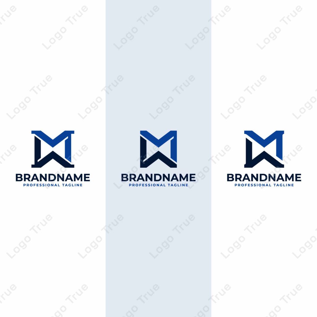 Letters MW or WM Monogram Logo Set, for any business with MW or WM initials Prayoga Cahya