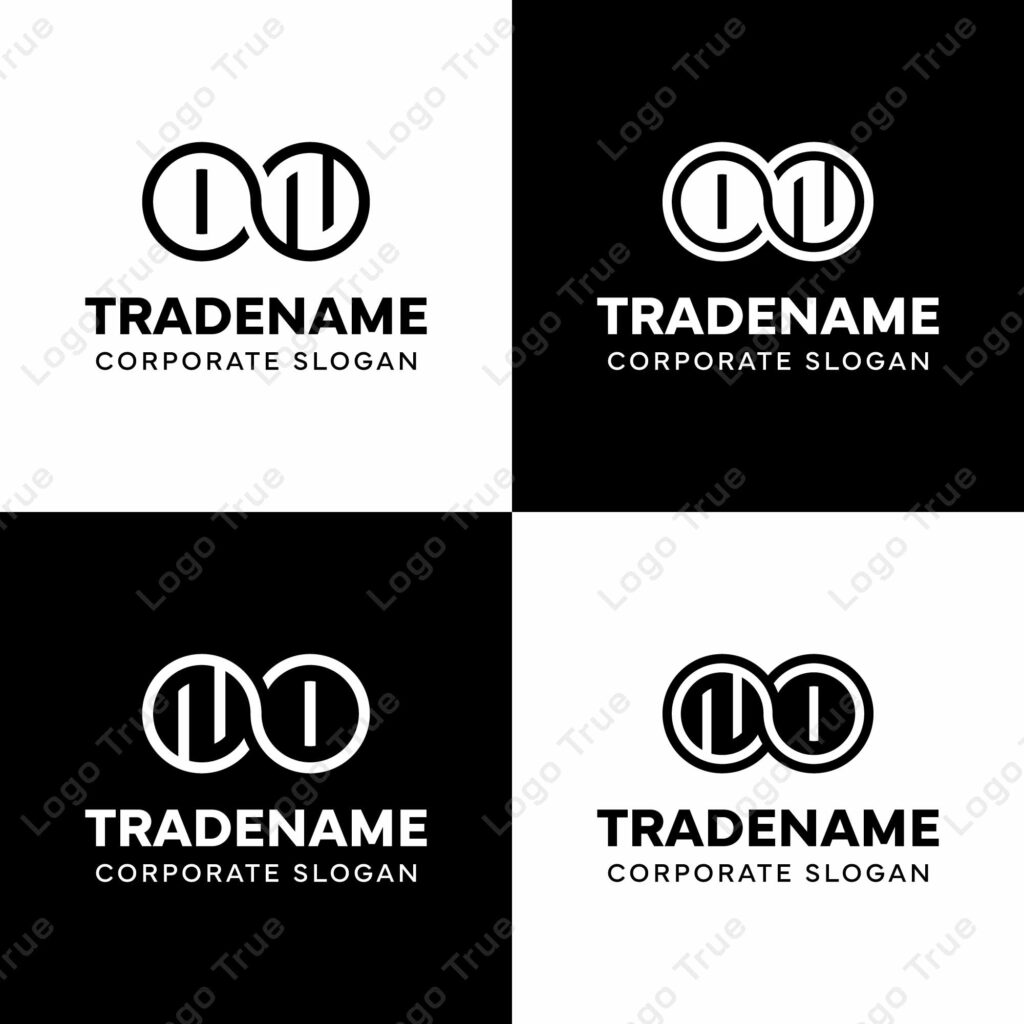 Letters ON and NO Infinity Logo, suitable for business with NO or ON related to Eternity Prayoga Cahya