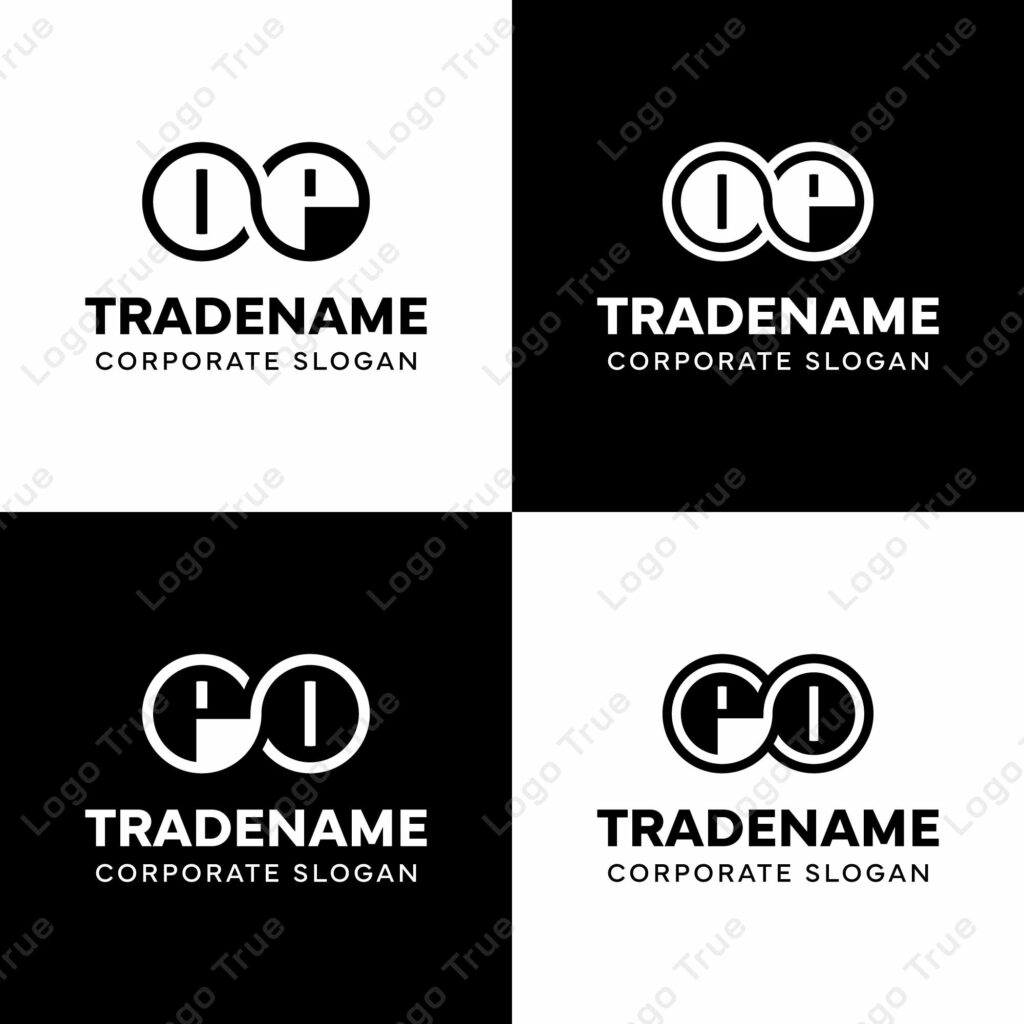 Letters OP and PO Infinity Logo, suitable for business with PO or OP related to Eternity Prayoga Cahya