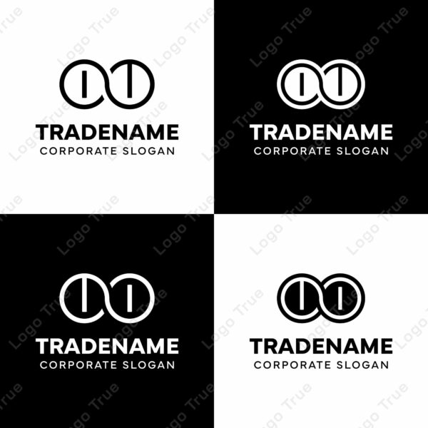 Letters OU and UO Infinity Logo, suitable for business with UO or OU related to Eternity Prayoga Cahya