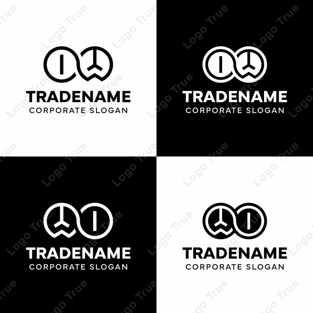 Letters OW and WO Infinity Logo, suitable for business with WO or OW related to Eternity Prayoga Cahya