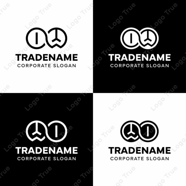 Letters OW and WO Infinity Logo, suitable for business with WO or OW related to Eternity Prayoga Cahya
