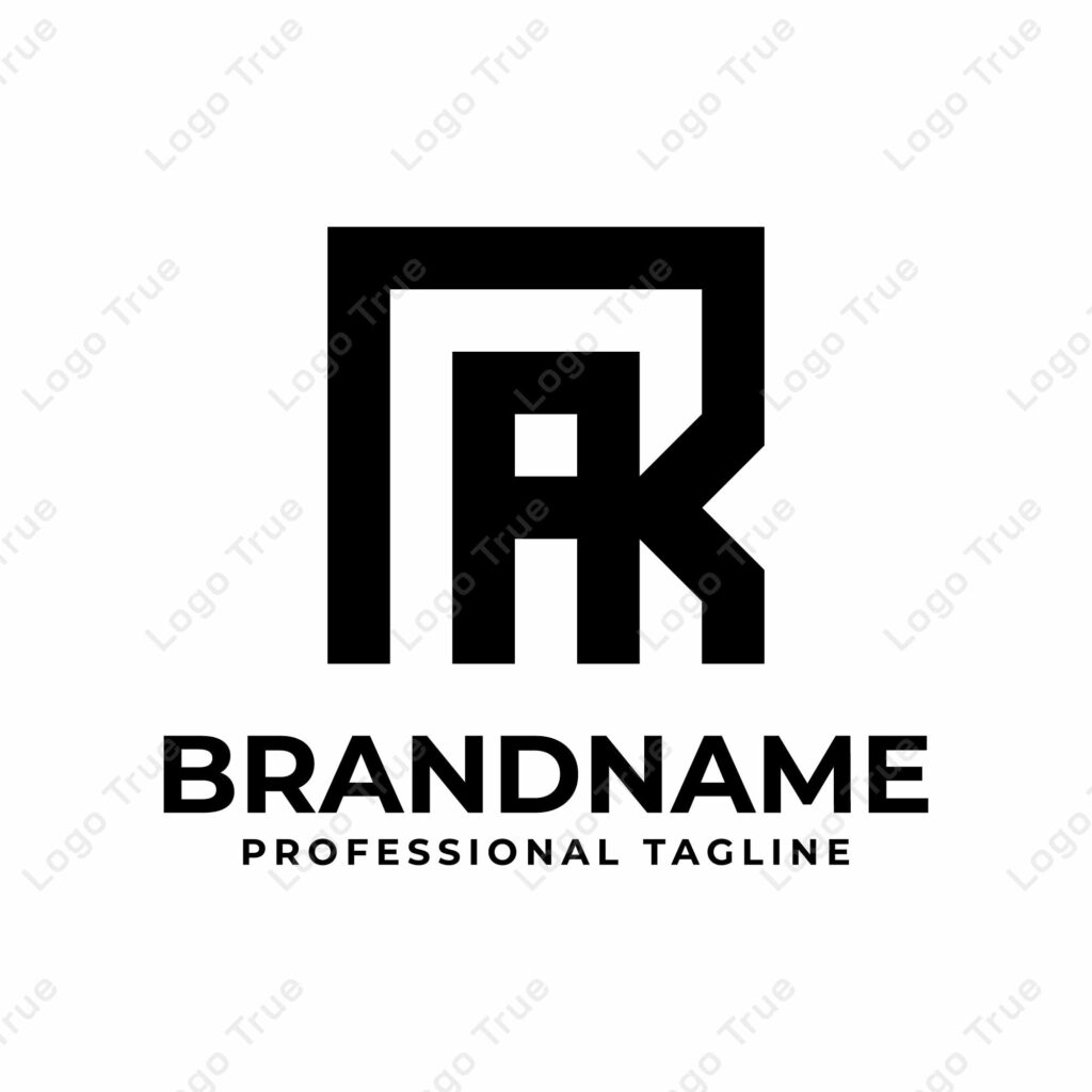 Letters RA Monogram Logo, suitable for any business with AR or RA initials Prayoga Cahya