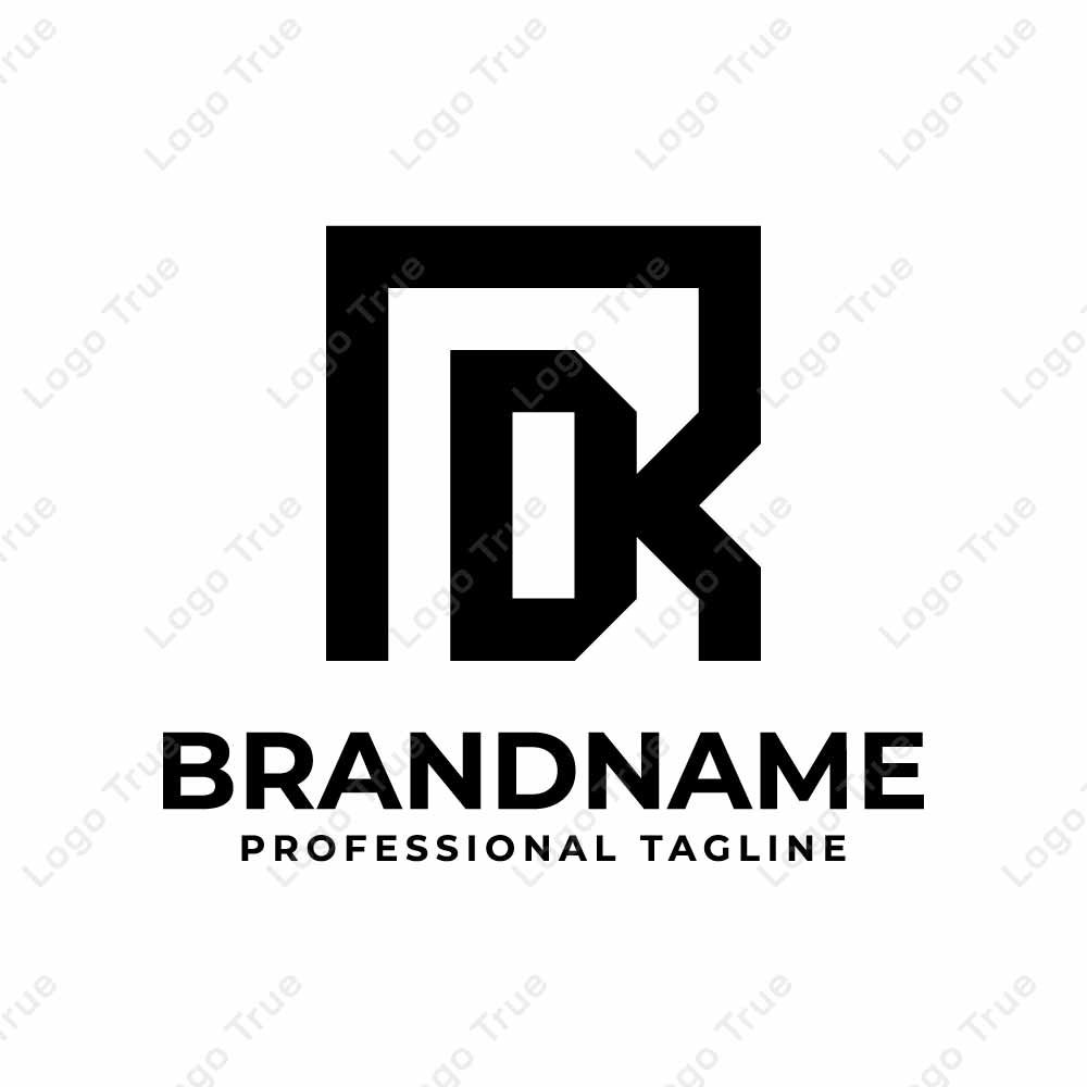 Letters RD Monogram Logo, suitable for any business with DR or RD initials Prayoga Cahya