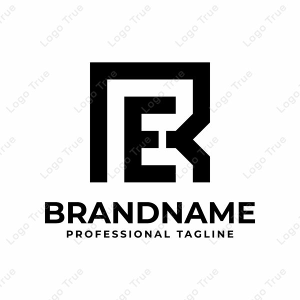 Letters RE Monogram Logo, suitable for any business with ER or RE initials Prayoga Cahya