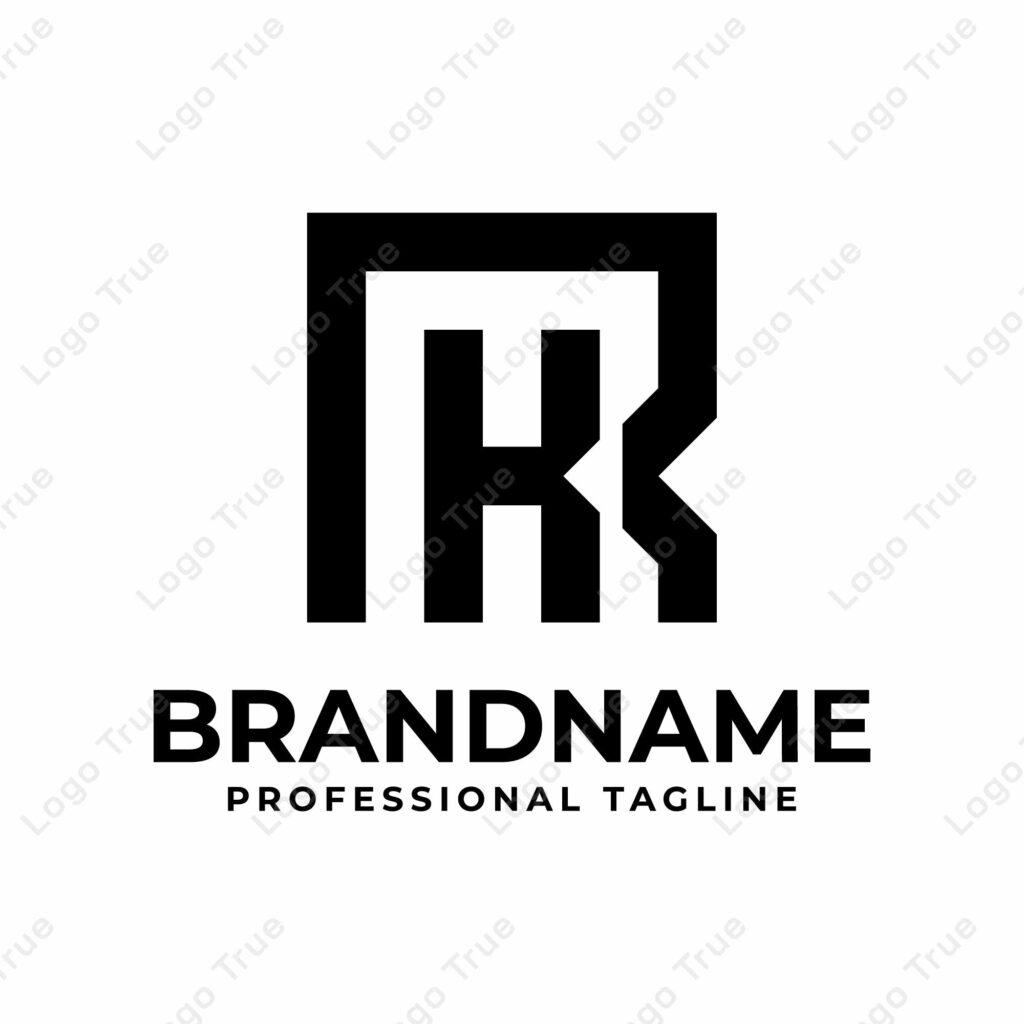 Letters RK Monogram Logo, suitable for any business with KR or RK initials Prayoga Cahya