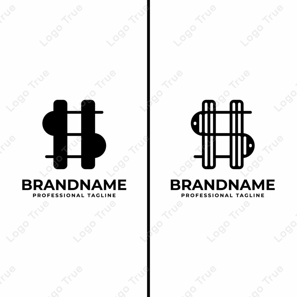 Letters SH Monogram Logo, suitable for any business with SH or HS initials Prayoga Cahya