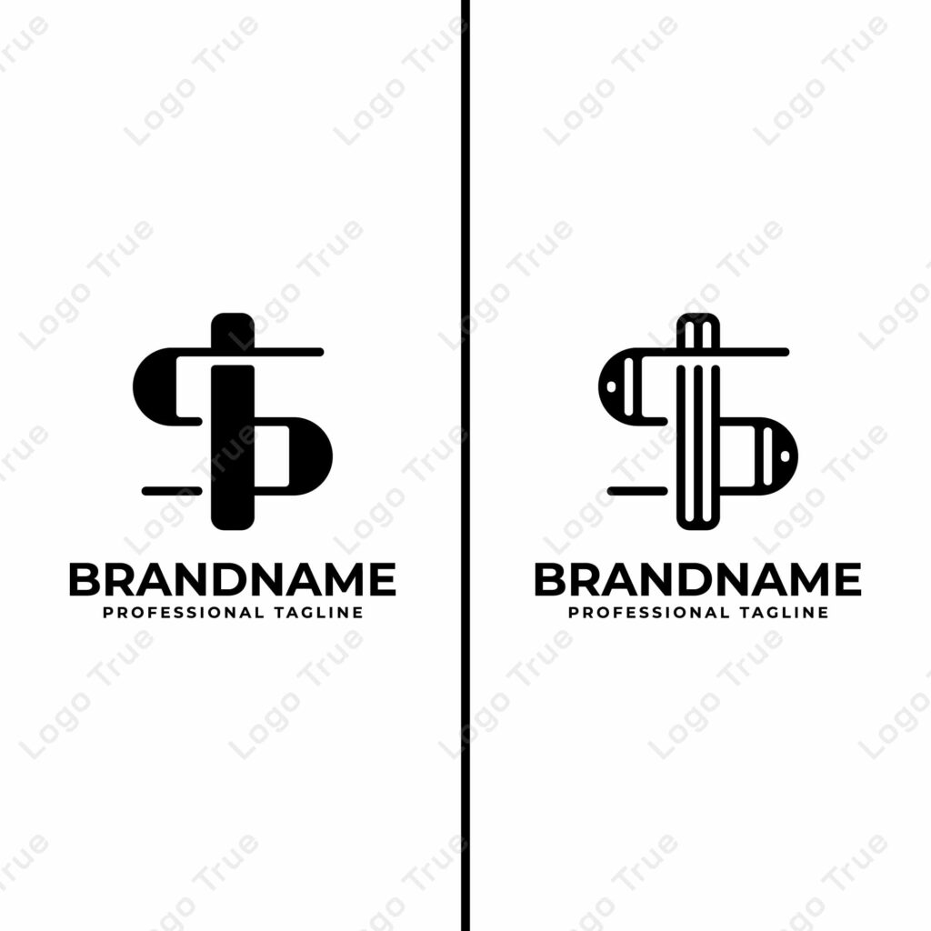 Letters SI Monogram Logo, suitable for any business with SI or IS initials Prayoga Cahya