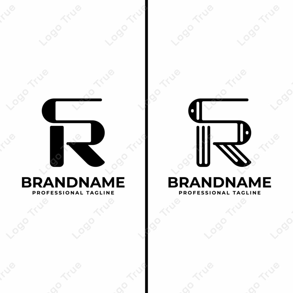 Letters SR Monogram Logo, suitable for any business with SR or RS initials Prayoga Cahya
